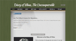 Desktop Screenshot of diaryofvilma.com