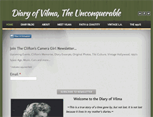 Tablet Screenshot of diaryofvilma.com